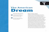The American · PDF fileThe American Dream Unit Overview If ... philosophical foundations of this country and contributed to what has become a modern ... “Roberto Acuna Talks About