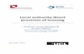 Local authority direct provision of housing - rtpi.org.ukrtpi.org.uk/.../Local-authority-direct-provision-of-housing.pdf · The context for local authority housing provision in 2017