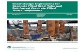 Shear Design Expressions for Concrete Filled Steel Tube ... Design Expressions for Concrete Filled Steel ... SHEAR DESIGN EXPRESSIONS FOR CONCRETE FILLED STEEL ... the shear resistance