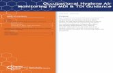 Occupational Hygiene Air Monitoring for MDI and TDI · PDF fileGFF glass fibre filter HDI hexamethylene diisocyanate HPLC ... Occupational Hygiene Air Monitoring for MDI and TDI Guidance