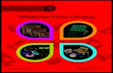 Whatman Price Catalog - IIT Kanpur Whatman_Pricelist_2014... · Whatman Price Catalog ... • Glass microfiber filter accessories 29 Extraction thimbles ... Air Monitoring Glass Microfiber