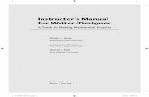Instructor’s Manual for Writer/Designer - Cheryl E. Ballceball.com/wp-content/uploads/2014/01/WD-IM.pdf · Instructor’s Manual for Writer/Designer ... Boston | New York ... One