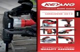 IndustrIal Powertool CATALOGUE 2013 KEYANG - · PDF filecontents Introduction to Keyang: Keyang manufactures in south Korea and is the number 1 in Industrial Power tools and has remained