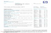 CEEMEA & Latam Daybook - pg.jrj.com.cnpg.jrj.com.cn/acc/Res/CN_RES/INVEST/2017/11/23/38f... · CEEMEA & Latam Daybook 23 November 2017 Page 2 Deutsche Bank AG/London. Russia / CIS