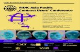 FIDIC Asia Pacific Contract Users’ Conferenceeng.viac.vn/uploads/2713-FIDIC.Agenda.pdf · The new White Book (update of the 2006 Edition) ... the FIDIC Red and Yellow Book, as well