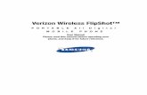 Verizon Wireless FlipShot - The Informr · PDF fileVerizon Wireless FlipShot™ PORTABLE All Digital MOBILE PHONE User Manual Please read this manual before operating your phone, and