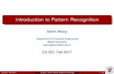 Introduction to Pattern Recognition - Bilkent Universitysaksoy/courses/cs551/slides/cs551_intro.pdf · Introduction to Pattern Recognition Selim Aksoy Department of Computer Engineering