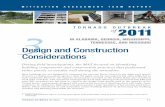 Design and Construction Considerations - FEMA.gov · PDF file3-2 MITIGATION ASSESSMENT TEAM REPORT TORNADO OUTBREA OF 2011 DESIGN AND CONSTRUCTION CONSIDERATIONS This chapter discusses