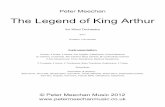 The Legend of King Arthur - Peter · PDF fileThe Legend of King Arthur for Wind Orchestra 2011 Duration: ... 4 Horns, 2 Trombones, Bass Trombone, Euphonium, ... E mysterious q= c.76