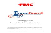 Installation Guide For Concrete Block Home Construction. ManualUpdate_BlockConstruc… · HomeGuard TMB – Product Guide – Concrete Block Construction 1 Installation Guide For