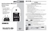 english ET300 Instruction Manual - Klein Tools · PDF fileinstruction manual general speciFications • operating Voltage: 90 – 120V AC ... Para assegurar a operação e o serviço