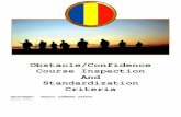 Obstacle/Confidence Course Inspection And Standardization ... · PDF fileObstacle/Confidence Course Inspection And Standardization Criteria ... construction/safety standards for obstacle