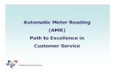 Automatic Meter Reading (AMR) Path to Excellence in Customer Service Tyree.pdf · AMR (Automatic Meter Reading) AMR is a rapidly expanding process in the gas, electric and water industries.