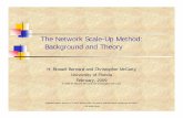 The Network Scale-Up Method: Background and Theorynersp.osg.ufl.edu/~ufruss/scale-up/scale-up method theory and... · The Network Scale-Up Method: Background and Theory ... The original