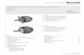 Radial piston motors for industrial applications MCR-D MCR-E · PDF fileBrake MCR3 MCR5 MCR10 08 Without brake A0 Hydraulic release spring applied multi-disc holding brake 2200 Nm