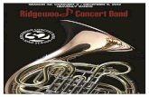 Season 32, Concert 3 December 5, 2014 Heavenly Bands · PDF fileRidgewood Concert Band ... Philharmonic and Metropolitan Opera Orchestras to Dave Brubeck to ... His first major film