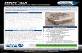 SWIFT -SLX - Tethers Unlimited Home · PDF fileSWIFT-SLX is a high-performance, re-programmable software-defined radio with multiple frequency and waveform agile coherent S-band transmitters