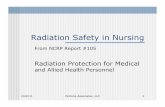 Radiation Safety in Nursing - Petrone Associatespetroneassoc.com/cms_file/2/RadiationSafetyinNursing_Version2.pdf · 3/22/11 Petrone Associates, LLC 1 Radiation Safety in Nursing