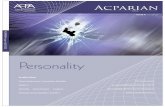ISSUE 4: JULY 2012 - acpa.org.au · PDF fileBut don’t worry if you have a Histrionic Personality Disorder, ... 9 Classification of personality disorder in DSM-V 12 Identity and disorders