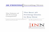 The Future of 3D Printing Companies - i2massociates.comi2massociates.com/downloads/The-Future-of-3D-Printing-Stocks.pdf · The Future of 3D Printing Companies The Best 3D Printing