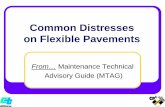 Common Flexible Pavement Distresses - · PDF fileCommon Flexible Pavement Distresses. zCracking zDeformation zDeterioration ... skin or chicken wire. Therefore, it is also referred