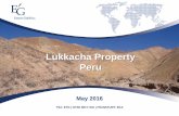 Lukkacha Property Peru (PDF) - s2.q4cdn.coms2.q4cdn.com/856315462/files/doc_presentations/Lukkacha_May2016... · Lukkacha Property Peru May 2016 TSX: ETG | NYSE MKT: EGI | FRANKFURT: