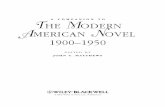 A Companion to the Modern American Novel 1900 1950 · PDF fileA COMPANION TO THE MODERN AMERICAN NOVEL 1900–1950 EDITED BY JOHN T. MATTHEWS A John Wiley & Sons, Ltd., Publication.