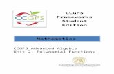 Type Title Here - Web viewCCGPS Advanced Algebra ... x) are linear, polynomial, rational, absolute value ... grow in mathematical maturity and expertise throughout the elementary,