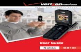 Nokia 6215i User Guide - Verizon Wireless · PDF fileNokia 6215i User Guide. 2 LEGAL INFORMATION ... the Nokia Care Contact Center is available for ... Each main menu contains submenus