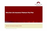 Birla Sun Life Insurance Platinum Plus Plan - Parekh · PDF fileBirla Sun Life Insurance, BSLI Platinum Plus and Platinum Plus Fund IV are only the Disclaimers Birla Sun Life Insurance