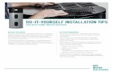 DO-IT-YOURSELF INSTALLATION TIPS · PDF fileDO-IT-YOURSELF INSTALLATION TIPS FOR HEAT PUMP WATER HEATERS BEFORE YOU BEGIN Be sure to familiarize yourself with all elements of installing
