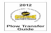 RG FISHER Plow Transfer Guide 2012 - Fisher Plowsdealers.fisherplows.com/fisherplows/pdffiles/49475.03_071512_for... · ... it provided ﬂ uid to a separate valve body operated by