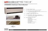 CUH900 Cabinet Unit Heater - H-Mac · PDF fileCUH900 Cabinet Unit Heater u RUGGVY dUTYed, H ea INDUSTRIAL GRADE UNIT HEATER– u mULTiPLe aiR FLOW COmBiNaTiONS – 16 POSSIbLE AIR