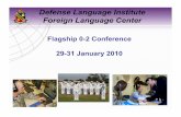 Defense Language Institute Foreign Language Centerliberalarts.utexas.edu/tlc/_files/proficiencyconference/... · Defense Language Institute Foreign Language Center ... Defense Language
