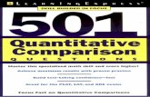 501 Quantitative Comparison Questions - Kemenagsimbi.kemenag.go.id/...in...501-quantitative-comparison-questions.pdf · tested include arithmetic, algebra, geometry, and other topics,