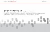 Take Control of Datacenter Infrastructure - ServiceNow · PDF fileTake Control of Datacenter Infrastructure ... management approval by requesting the update be published. This three-step