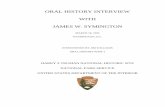 ORAL HISTORY INTERVIEW WITH JAMES W. SYMINGTON · PDF fileoral history interview with james w. symington march 18, 1992 washington, d.c. interviewed by jim williams oral history #1992-1