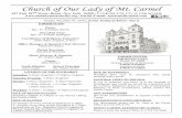 Church of Our Lady of Mt. Carmel · PDF fileChurch of Our Lady of Mt. Carmel 627 East 187th Street, Bronx, New York 10458 | T: ... December 4, 2016 CHURCH OF OUR LADY OF MOUNT CARMEL