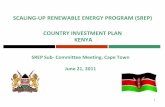 SCALING-UP RENEWABLE ENERGY PROGRAM filerenewable energy resources in country. Kenya has developed an Investment Plan ... Power Sector Overview Ministry of Energy ERC ... KenGen Imports