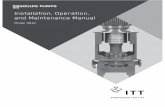 Installation,Operation, andMaintenanceManual 3910 Installation, Operation, and Maintenance Manual 1 Table of Contents Introduction ... Piping checklists ...