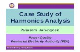 Case study of Harmonic Analysis.ppt - PQSynergy 2014/Day 1_Power Quality/Case study of... · Case Study of Harmonics Analysis Power Quality Provincial Electricity Authority (PEA)