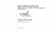 User Manual for the NETGEAR 54 Mbps Wireless USB 2.0 ... · PDF fileUser Manual for the NETGEAR 54 Mbps ... Marking by the above symbol indicates compliance with the Essential ...
