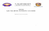 2010 QUALIFICATION GUIDE - Californiaosfm.fire.ca.gov/advisorycommittees/pdf/steac/ciccspartiiadmin.pdf · 2010 QUALIFICATION GUIDE ... Bill Frankel – Camp Pendleton FD Keith Gurrola