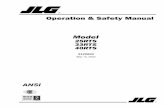 Operation & Safety Manual - JLG Industries Scissor Lifts... · Operation & Safety Manual Model 25RTS 33RTS 40RTS 3120690 May 15, 2003