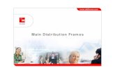 Main Distribution Frames - KRONE - krocc.ru Distribution-Frames.pdf · 2 Main Distribution Frames • A Main Distribution Frame (MDF) is the interface between The subscriber cables