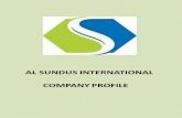 AL SUNDUS INTERNATIONAL COMPANY · PDF fileOur company is specialized in steel structures, metal works, ... we are representing some foreign companies in ... Our Steel Manufacture