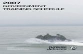 GOVERNMENT TRAINING SCHEDULE - Evinrude …gov.evinrude.com/DSS06273T 07 Govt_Train_screen.pdf · GOVERNMENT TRAINING SCHEDULE. ... If student is supporting special military outboards