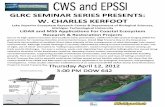 GLRC SEMINAR SERIES PRESENTS: W. CHARLES KERFOOT Abstract Bio... · GLRC SEMINAR SERIES PRESENTS: W. CHARLES KERFOOT Lake Superior Ecosystem Research Center & Department of Biological