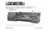 ZX Series Large Bore Lathes Manual - JET Toolscontent.jettools.com/assets/manuals/321910_man_EN.pdf · ZX-Series Large Bore Lathes Models GH-1440ZX GH-1640ZX/1660ZX ... Model GH-1440ZX