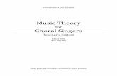 Music Theory for Choral Singers - wolfemusiced.comwolfemusiced.com/wp-content/files/Music_Theory_for... · TEMPE PREPARATORY ACADEMY Music Theory for Choral Singers Teacher’s Edition
